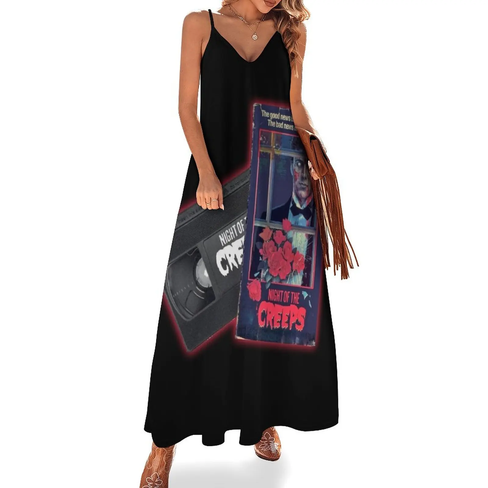 

Night Of The Creeps Sleeveless Dress Elegant gowns dress for women