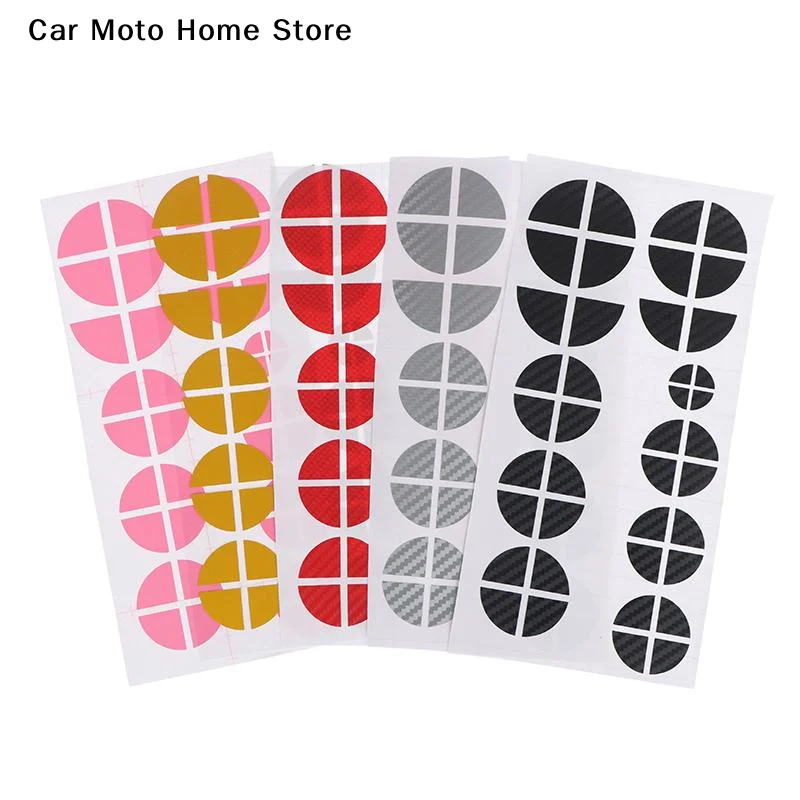 【DM】جديد مناسب لغطاء محور العجلة الأمامية والخلفية أدوات ملصق عجلة القيادة ملحقات السيارات ملصقات ديكور محور العجلة