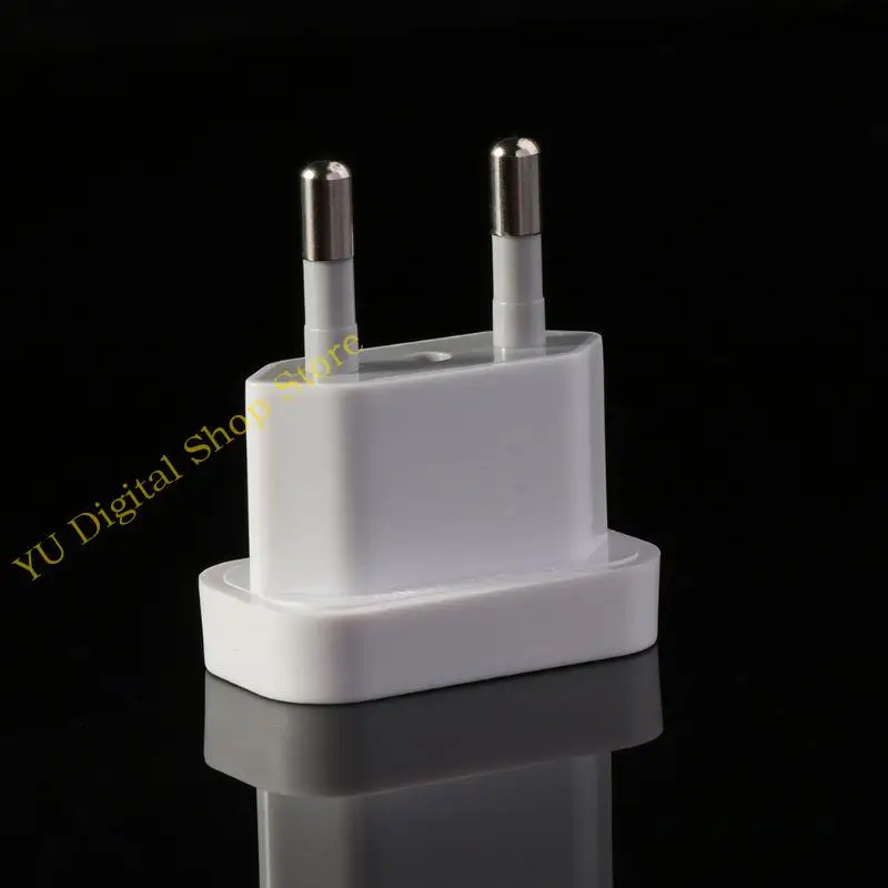 96BA 4.0mm EU Plug Adapter US USA To EU Europe BR Brazil Plug Converter American Travel Power Adapter Power Sockets