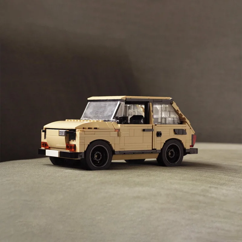 

762PCS MOC Creative Model Polski Fiat 126P Building Blocks DIY Assembly Building Blocks Display Gift Collectible Home Decor Set