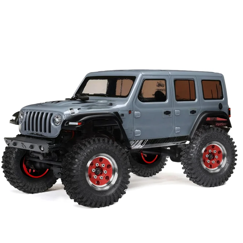 

ABUM-4Pcs 55Mm 1.0Inch Metal Beadlock Wheel Tire For 1/18 1/24 RC Crawler Car TRX4M SCX24 Upgrade Parts Accessories