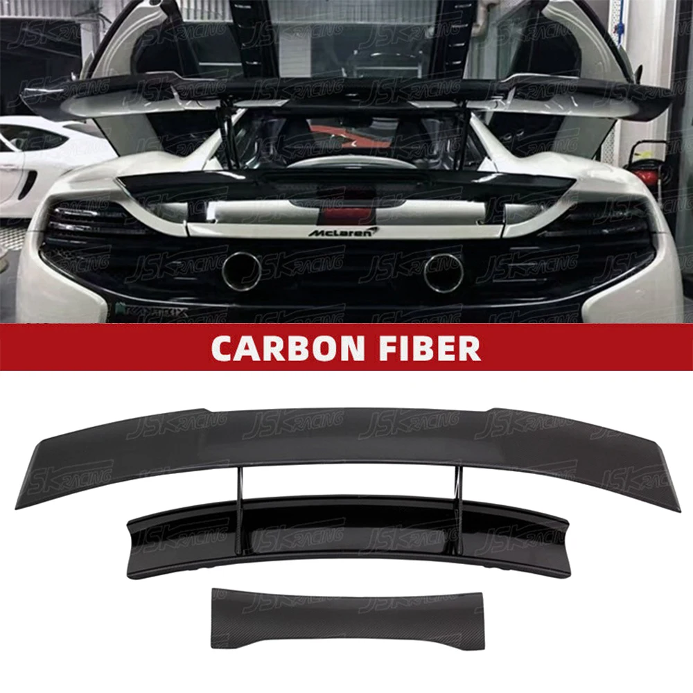 

For Mclaren 650S 2014-2016 R Style Carbon Fiber Rear Spoiler