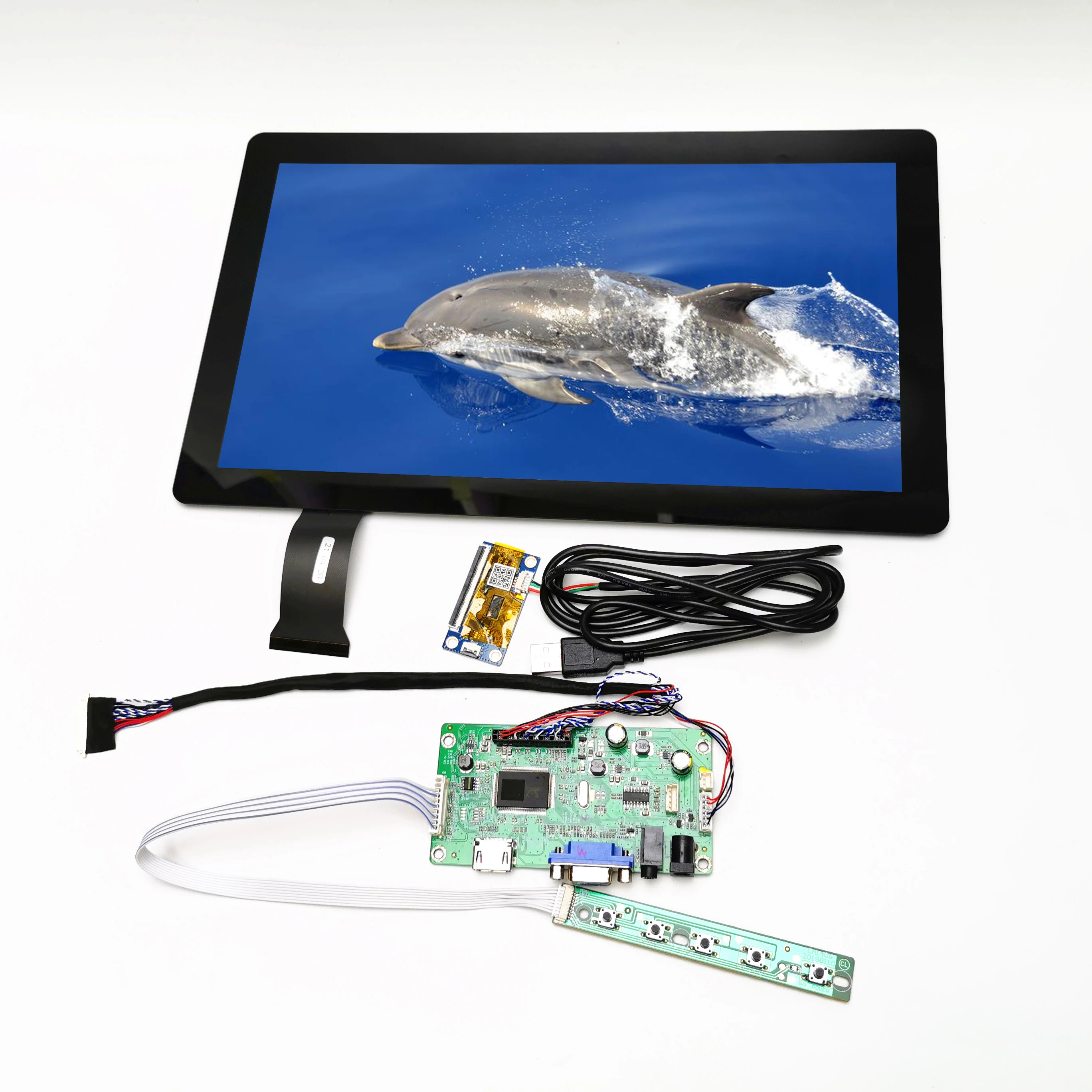 13.3 inch USB Capacitive Touch Screen 2K 2560*1440 LCD Touch module kit Raspberry Pi Android LINUX Windows Hand Writer Sensor