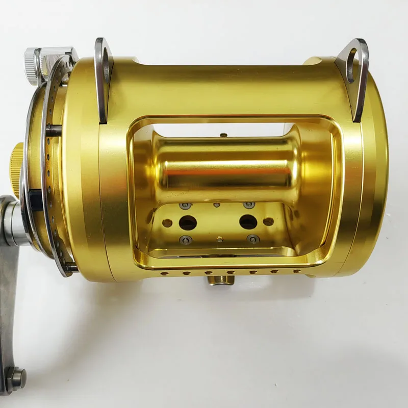 عالية الجودة 15 واط 20 واط 30 واط 50 واط 80 واط 130 واط كامل المعادن القرش التونة الصيد بكرات المحيط قارب المياه المالحة لعبة كبيرة التصيد بكرة #2