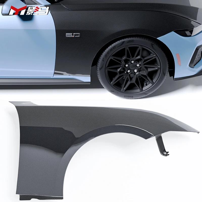 

GTD Style Carbon Fiber Fender Vent for Ford Mustang GT350 Carbon Fiber Front Fender Body Kit Auto Parts Application