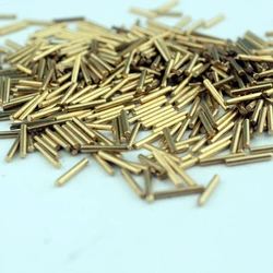 100pcs Brass Copper Hinge Pins For Zippo Lighter Universal Replacement Outer Case Link Pin DIY Repair Part Upgrade Accessories