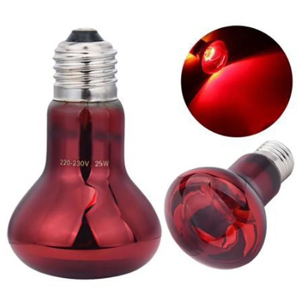 UVA-LED-Haustier-Heizlampe, Infrarot, 4 Arten, UVA-Tag-Nacht-Glühbirne, 25 W/50 W/75 W/100 W, E27, Reptilien-Wärmelampe, Reptilien