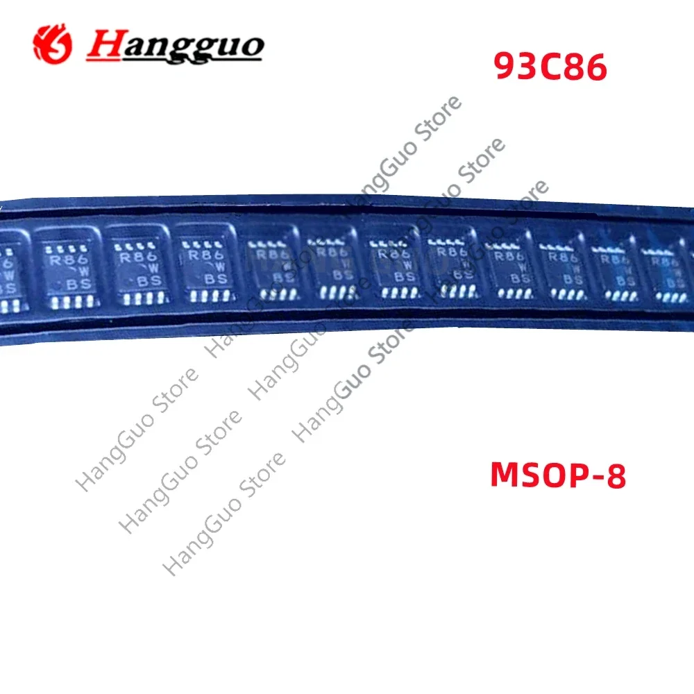 5PCS/Lot Original 93C86 R86 Mini MSOP8 IC Chip