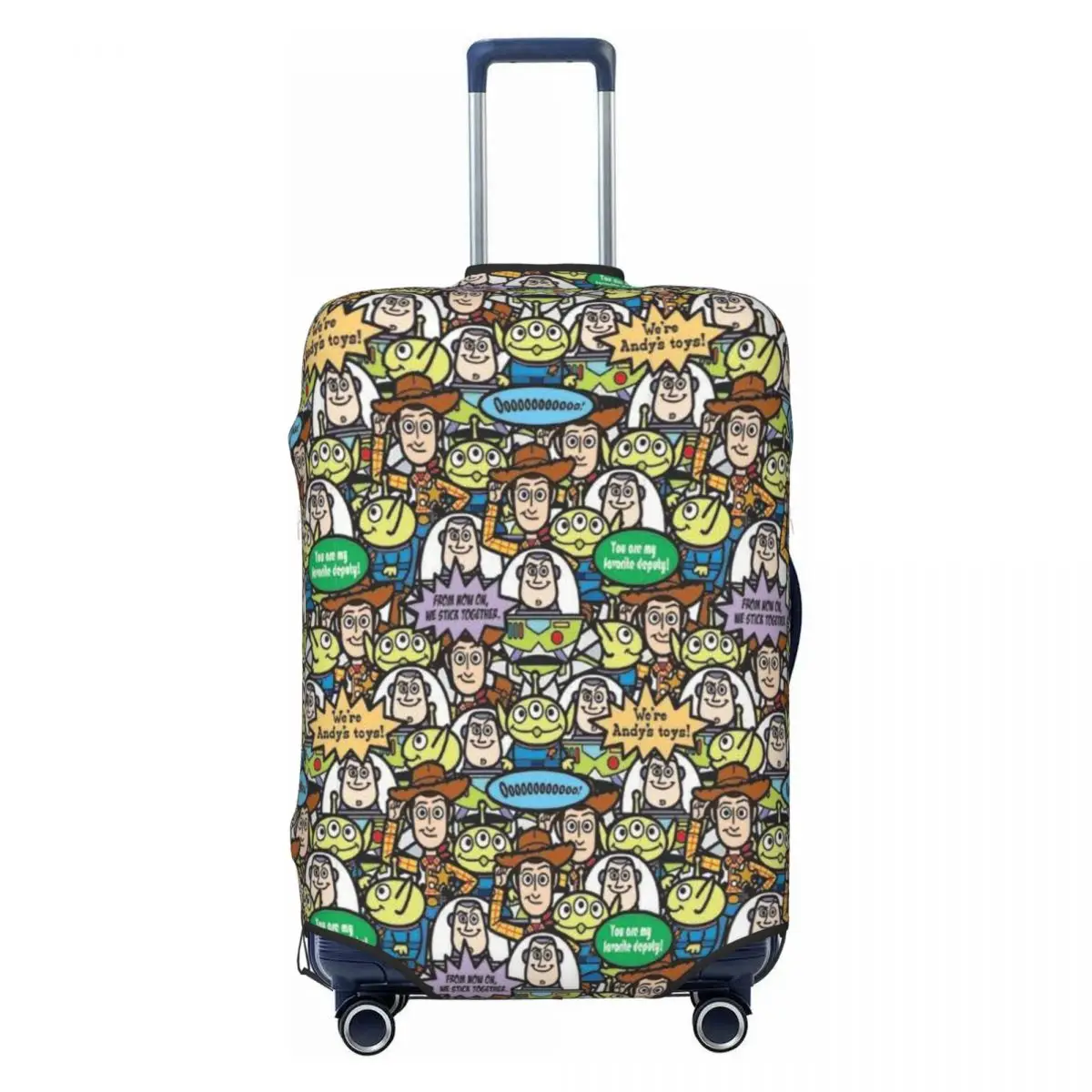 

Custom Toy Story Cartoon Suitcase Cover Washable Travel Luggage Covers for 18-32 inch