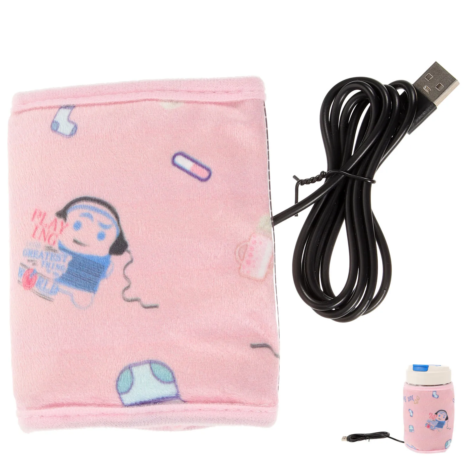 

USB-подогреватель для бутылочек с молоком, простой дизайн, яркий цвет, тонкая текстура, безопасный, прочный, длительный срок использования, подогреватель детских бутылочек