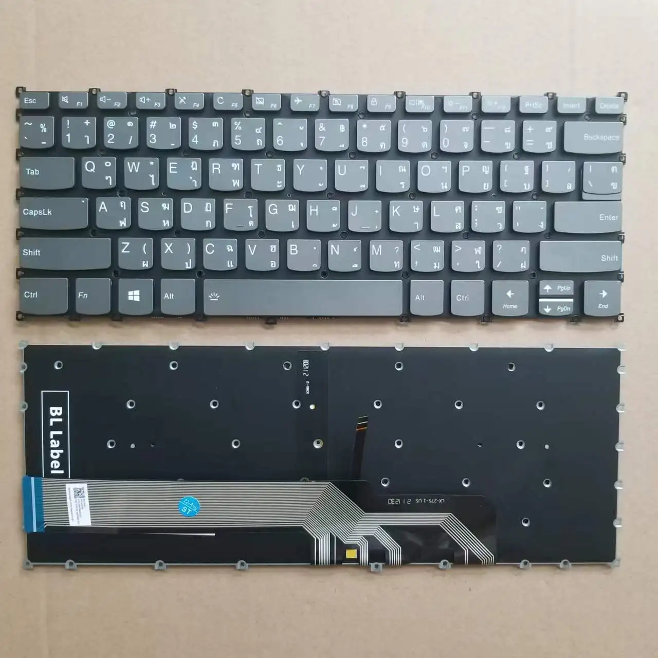 New US Thai Backlit Keyboard For Lenovo ideapad S540-14 S540-14API S540-14IML English TI Layout