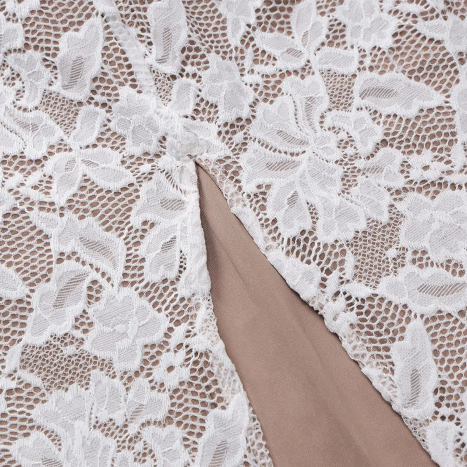 فستان نسائي طويل ضيق شفاف مزهّر من الدانتيل بحمالات رفيعة فستان كامي لحفلات الكوكتيل وحفلات التخرج وحفلات الزفاف للضيوف