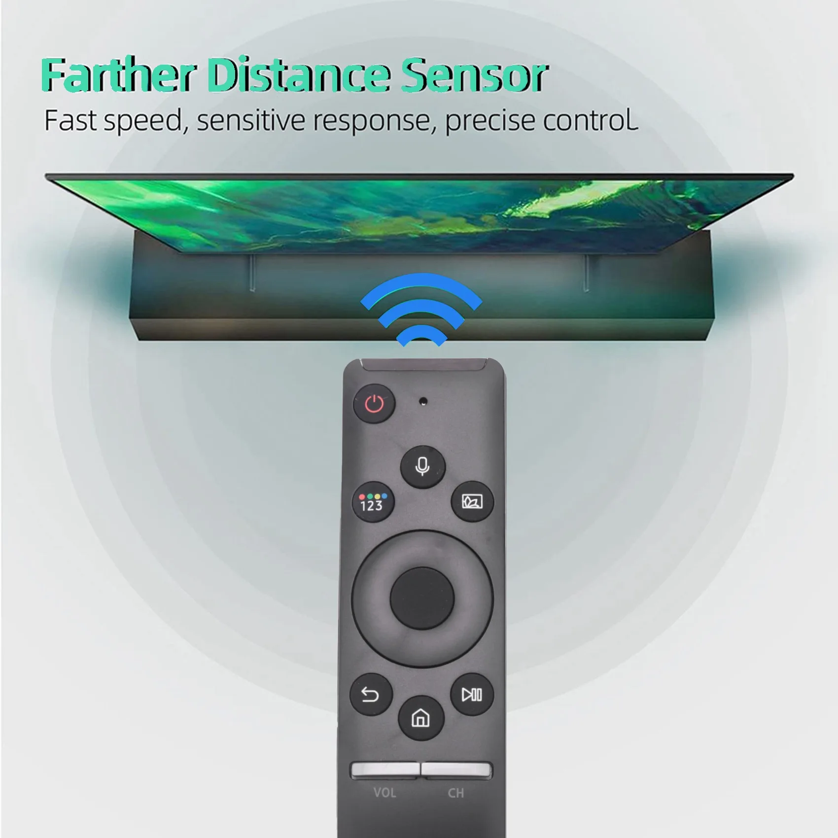 サムスン用リモコン,4K qled音声,スマートhd,液晶テレビ,BN59-01298C, BN59-01275A, BN59-01298G/d,BN59-01298J,rmcspr1bf1