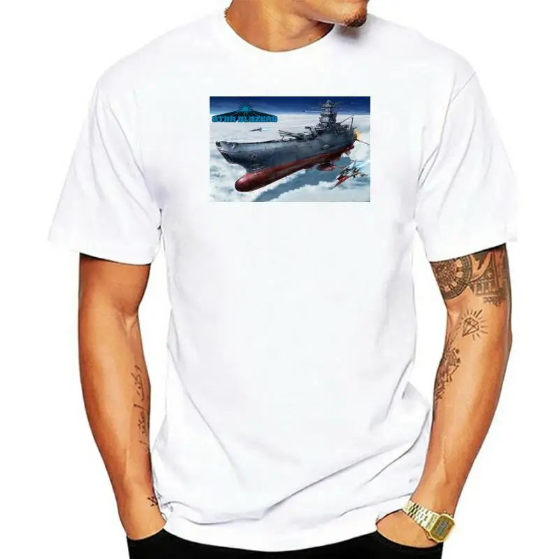 

STAR BLAZERSRetroBattleship YAMATO Very Cool Ivory T-SHIRTSizes S-5XT-273