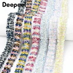 5/10Meters 15mm Colorful Woven Lace Trim Ribbon Clothes Coat Bags Decor Trimming Hair Ornaments DIY Crafts Sewing Accessories