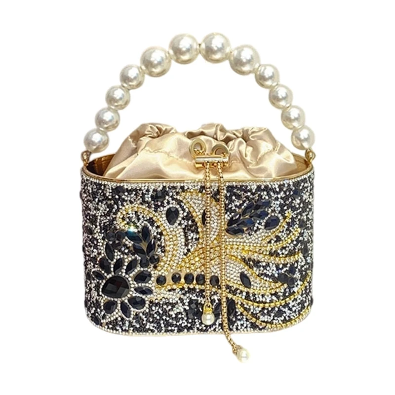 

A3PE Women Banquet Bag Glittering Shoulder Bag Chain Strap Evening Handbag for Party