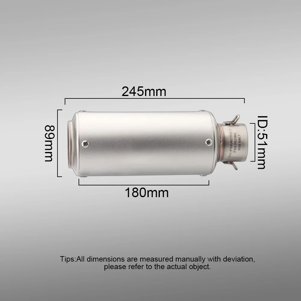 مناسبة لكاواساكي ZX6R ZX-6R ZX6R أنظمة العادم والعادم للدراجات النارية أنبوب العادم 2009-2020