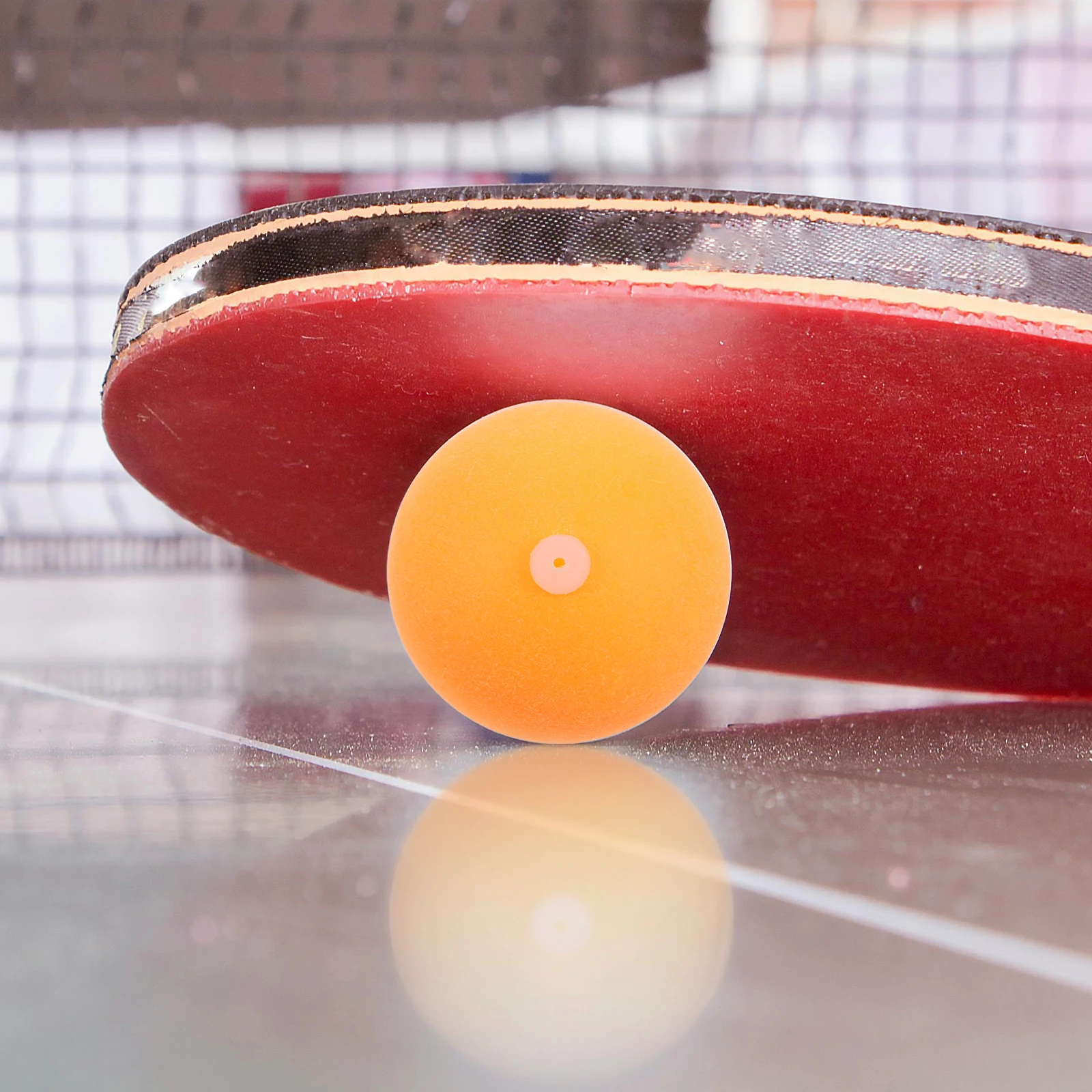 

Table Tennis Balls for Training Equipment Pong with Punch Holes Silicone Plug Punched Home Trainer