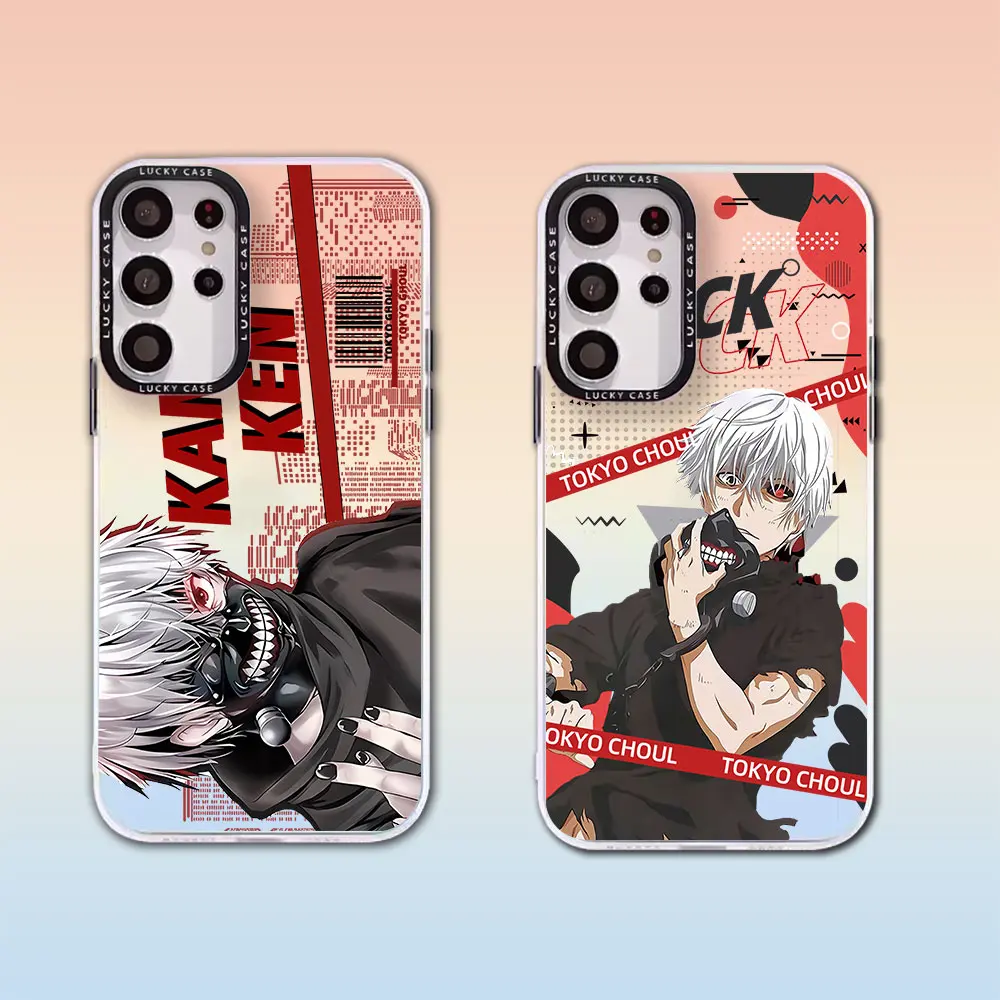 Anime Tokyos Ghoul Case for Samsung A73 A72 A54 A53 A52 A34 A33 A32 A30 A24 A23 A22 A14 A13 A12 A05 A04 4G 5G Matte Luxury Cover