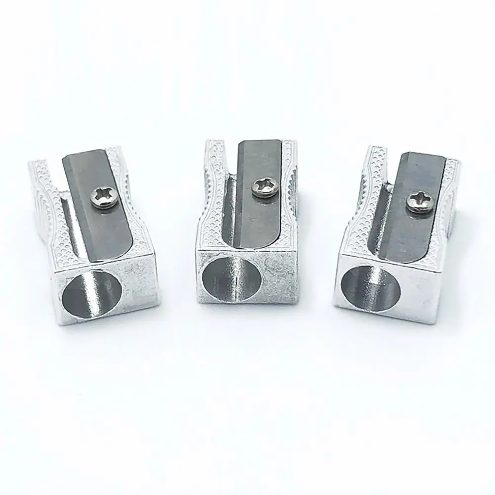 Travel-friendly Pencil Sharpener Compact Pencil Sharpener Compact Pencil Sharpener Set Non-slip Base Single Hole Hand for School