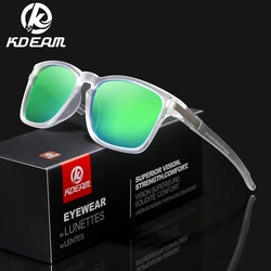 KDEAM Brand Original High-Quality Men Square Polarized Sunglasses Male Classic Driving Sun Glasses Cool Women Outdoor HD Shades