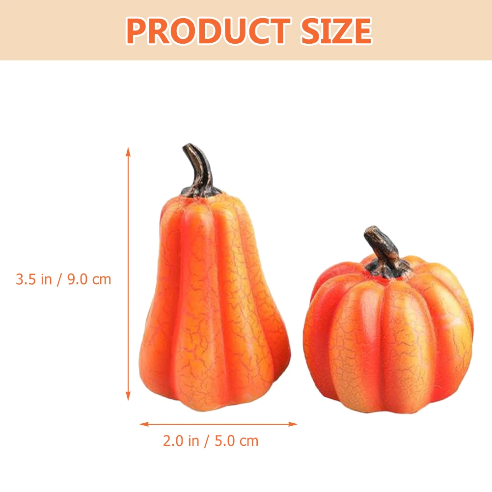 

2pcs Led Pumpkin Light Halloween Table Centerpiece Charming Decorative Lamp Festive Party Decoration Bright Color s Halloween