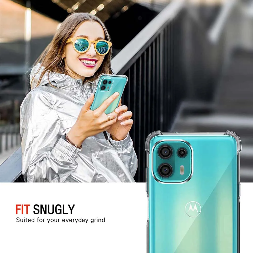 Thick Shockproof Clear Case for Motorola MOTO Edge 30 40 50 60 Fusion Edge30 Pro Edge40 Ultra Edge 50 Neo Transparent Cover view 6