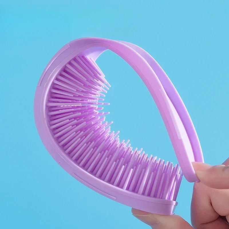 Scalp Massage Airbag Comb Women's Specialized Air Cushion Comb Portable Anti-static Fluffy Curly Hair Comb Barber Accessories