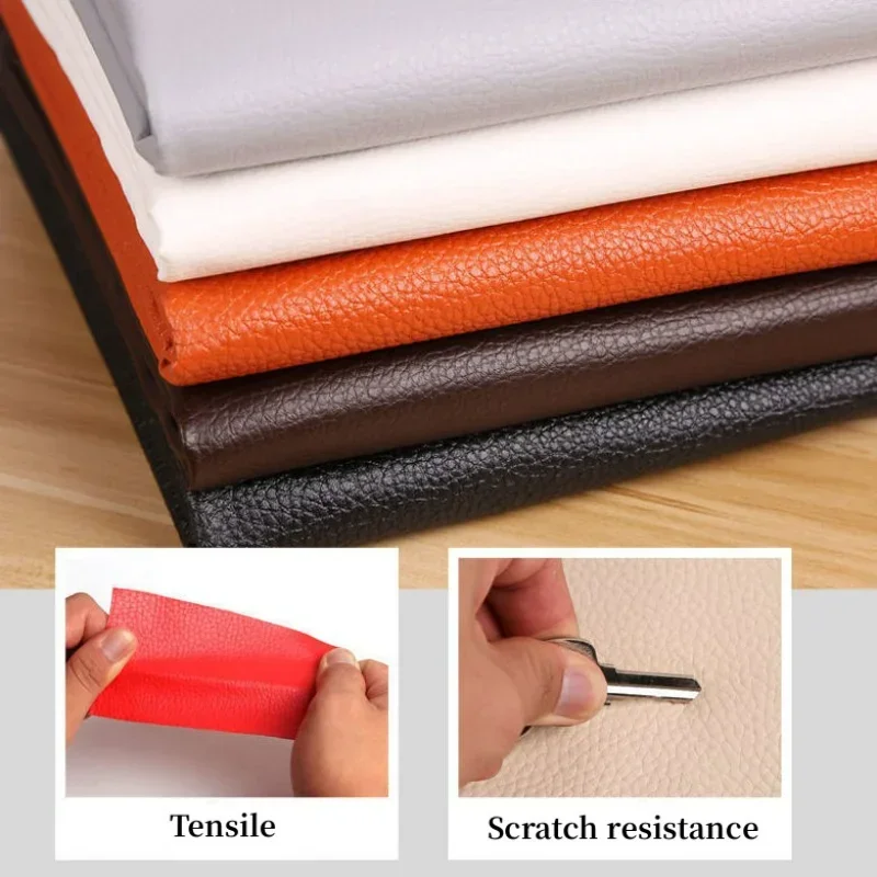 250X137CM Self-adhesive Leather Repair Patch for Car Interior PVC Leather Fabric Stickers Sofa Seat Refurbishment Leathercraft