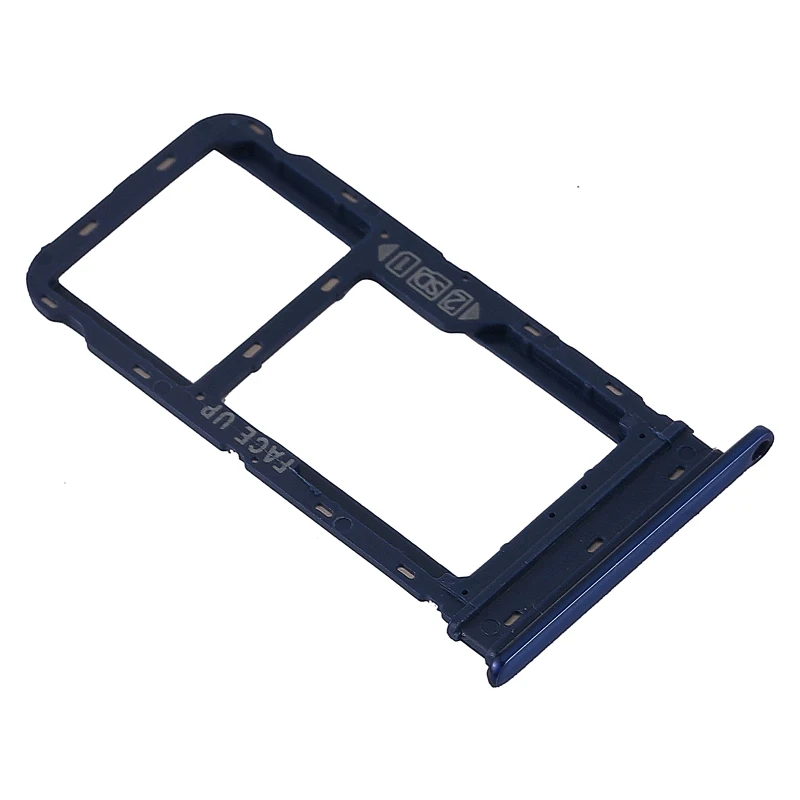 SIM Card Tray + SIM Card Tray / Micro SD Card Tray for Motorola Moto G8 Power (Blue)