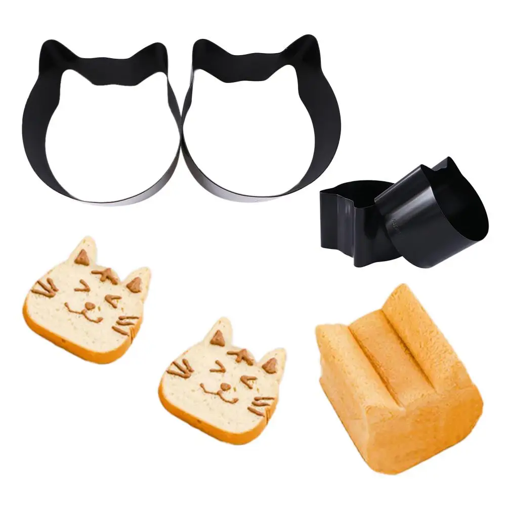 Cat Shaped Toast Mold Box Bread Bakeware Non-Stick Pan Bakeware Ovenware Cakes DIY Kitchen Baking Supplies Home Dishes