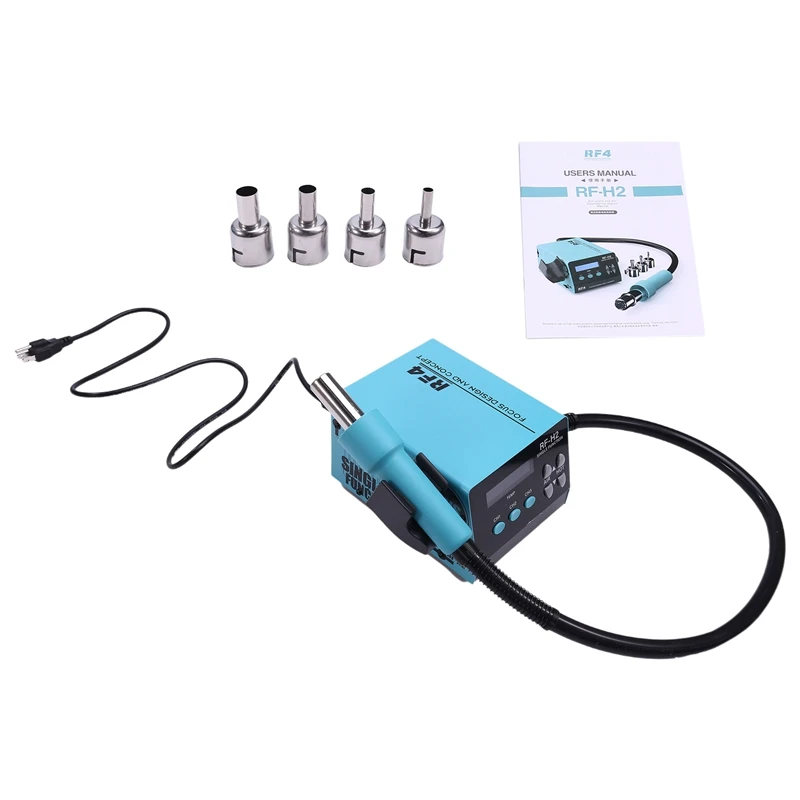 

RF-H2 1000W Fast Desoldering Hot Air Tool Soldering Station Digital Intelligent BGA Rework Station To PCB Chip