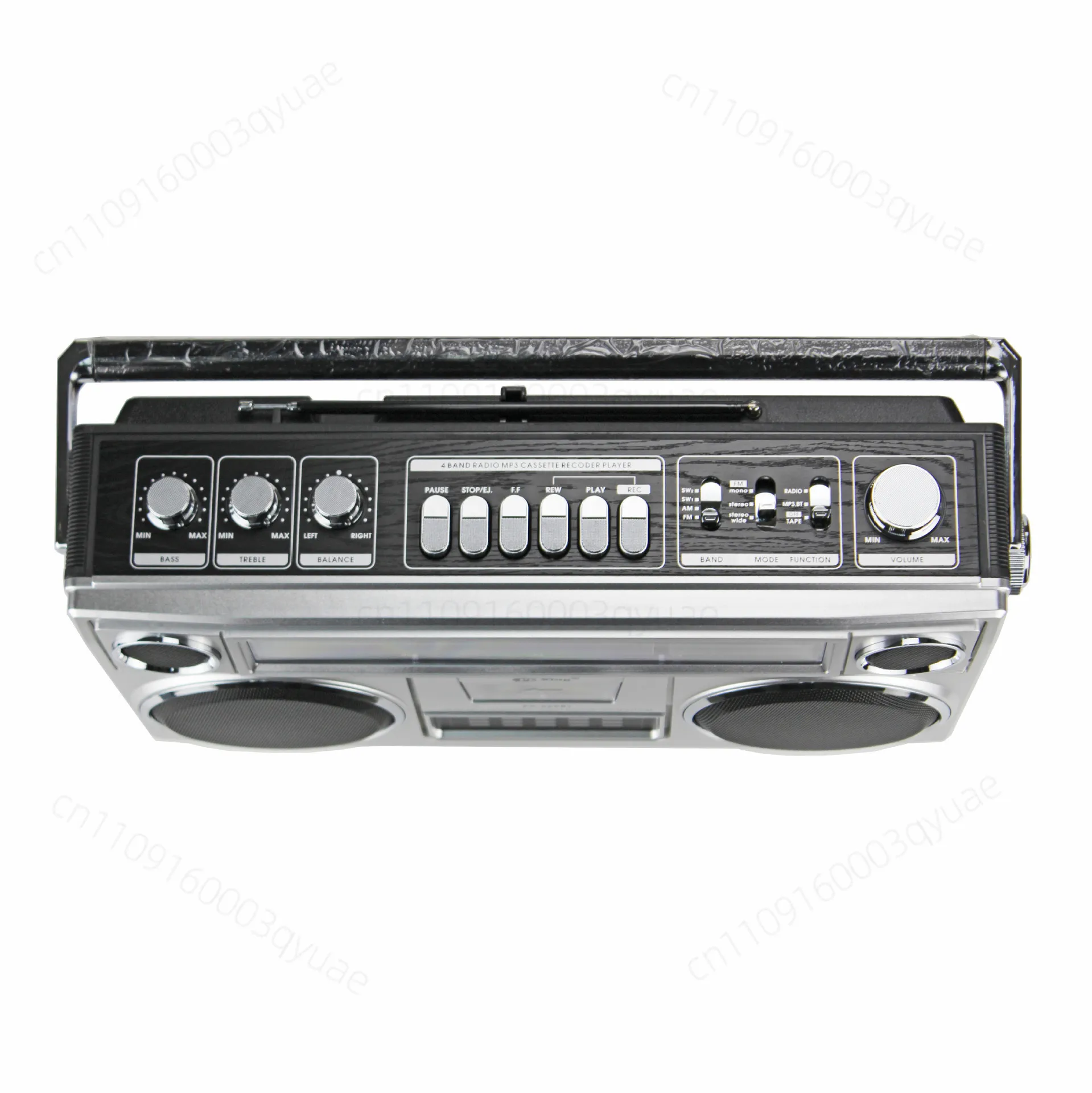 Multi-band tape recorder FM radio elderly multi-function tape recorder dual-speaker desktop recorder without battery