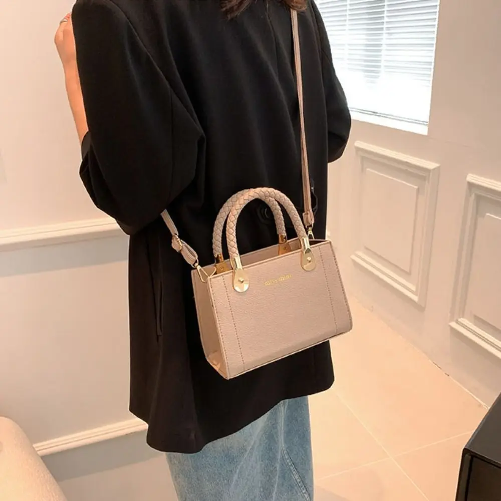 

PU Leather Women Shoulder Bag Light Luxury Large Capacity Ladies Mini Crossbody Bag Handbag Korean Style Small Square Bag Gifts