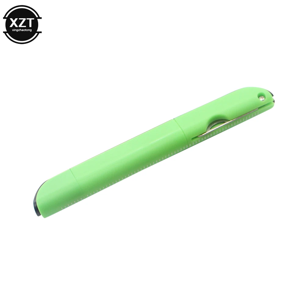 Multifunction Ballpoint Pen Folding Scissors Knife Ruler Candy Color Pens For Writing Portable Office School Stationery