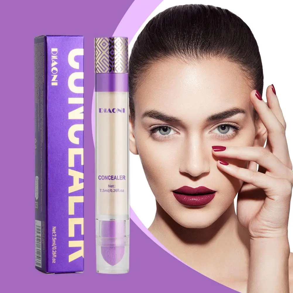 3 Colors Liquid Concealer Skin Corrector Dark Circles High Concealer Eyes Makeup Coverage The Lasting Concealer Cosmetics U N6C9