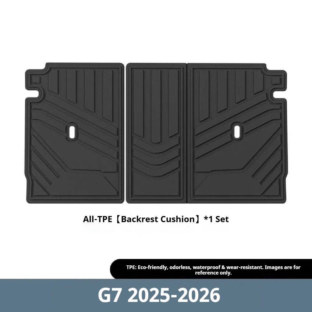 Für Xpeng G6 G7 2023-2026 Spezielle Auto-Kofferraummatte Rutschfest Wasserdicht Langlebig Kofferraum-Unterlage Rückenlehnenpolster – Detail 14