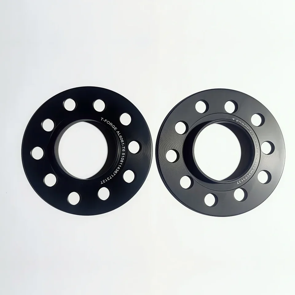 SWE-StanceWerk 4x 50mm Hubcentric Wheel Spacers – 5x127 For 2011-2024 Grand Cherokee, Gladiator, Durango – Black, T6 Aluminum