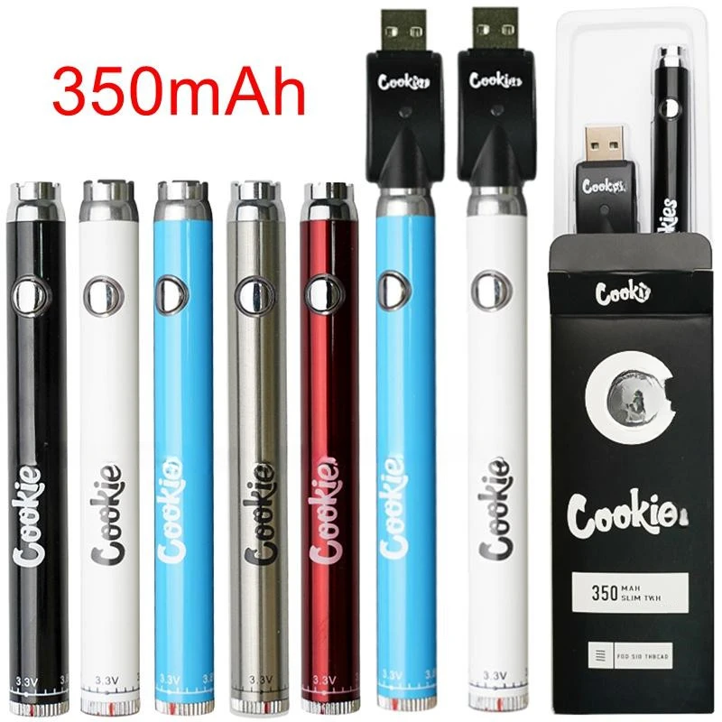 プリヒート充電式バッテリー、510スレッド厚、スリム、調整可能な電圧、vapeペン、気化器、vapeペン、10個、350mah