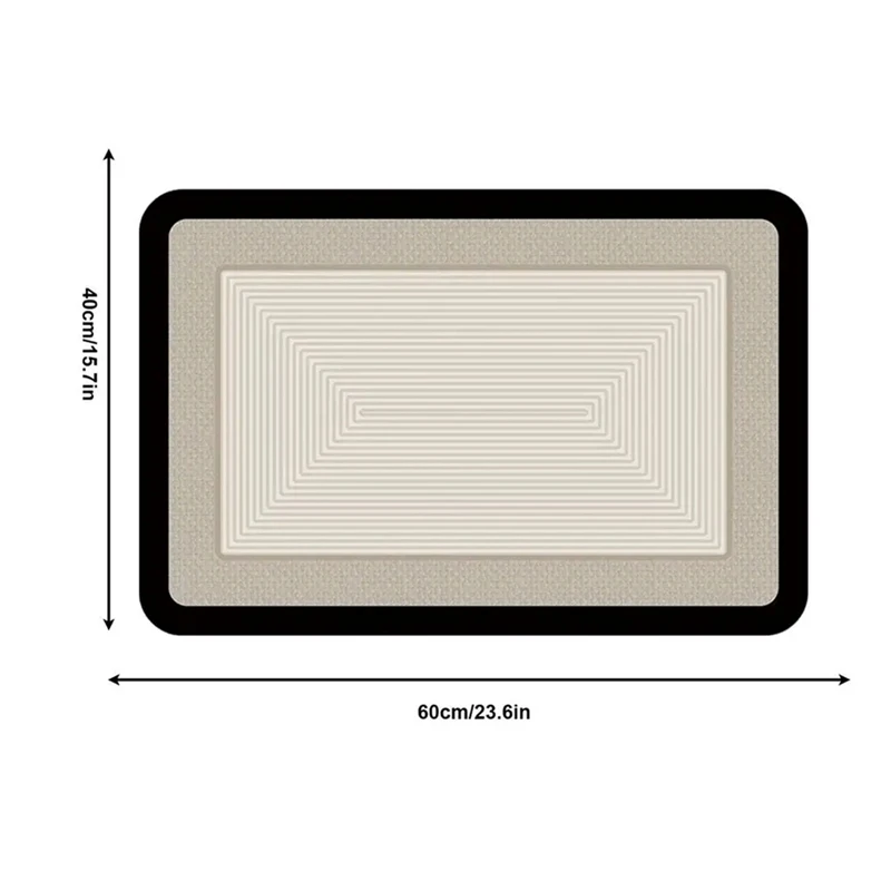 Alfombrilla antideslizante para baño, alfombrilla suave lavable para ducha, decoración del hogar, 40x60cm