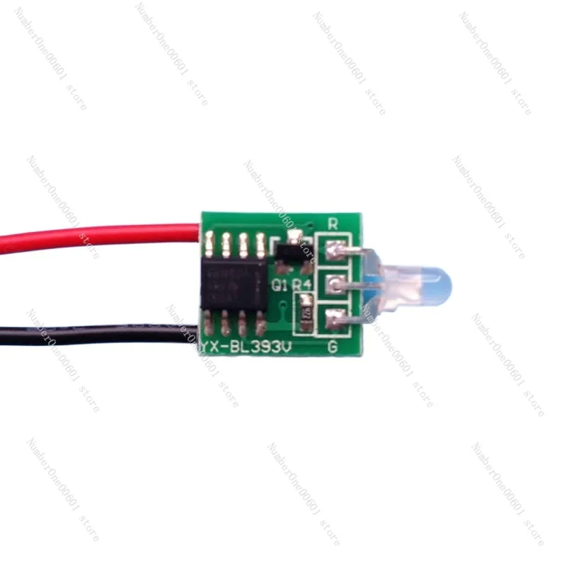 Low-voltage battery indicator lights indicate the charge transfer voltage detecting light board