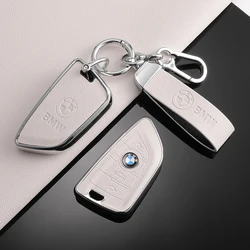 for BMW 1 2 3 5 7 Series X1 F48 X3 G20 X4 X5 G05 X6 F16 M40i M440i G02 G31 G23 F34 F15 F40 IX3 TPU Leather Case Car Key Cover