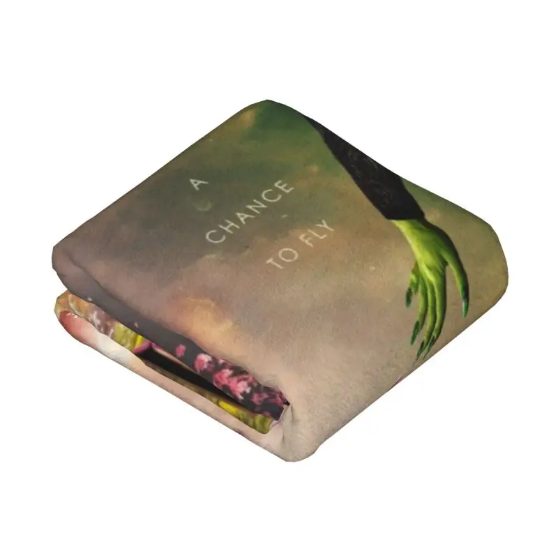 Custom Wickeds Musical Movie Blanket Warm Fleece Soft Flannel Throw Blankets for Bed Sofa Home Spring Autumn