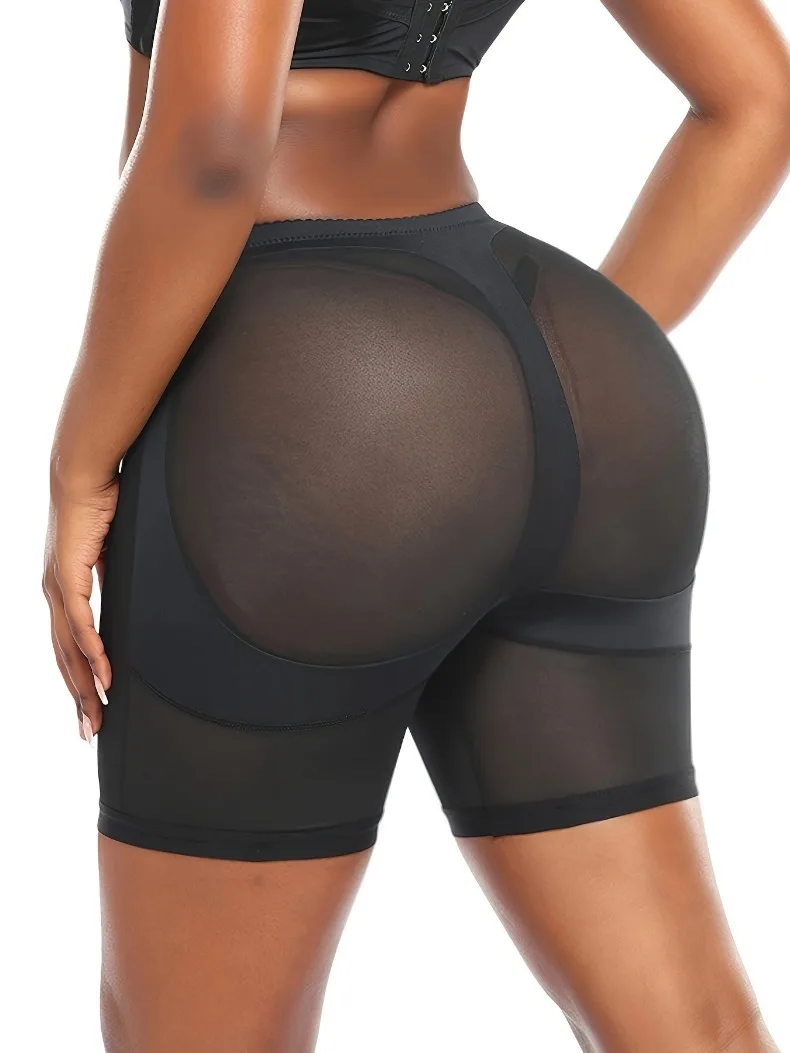 Mesh Stitching Shaping Panties, Tummy Control Compression Panties To Lift & Shape Buttocks, Women\'s Underwear & Shapewear