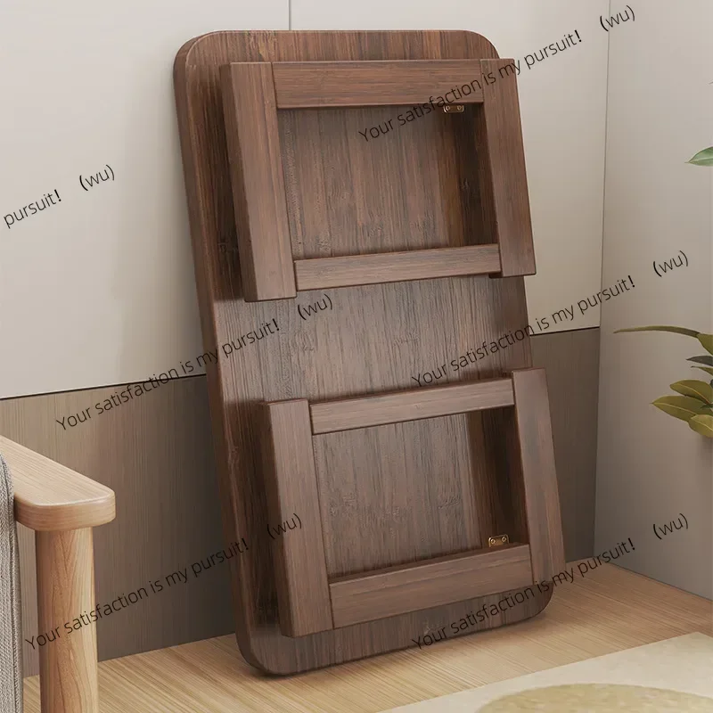 ZOCI-Folding End Table Living Room Small Coffee Table Bedroom Low Side Table Balcony Window Simple Multifunction Furniture