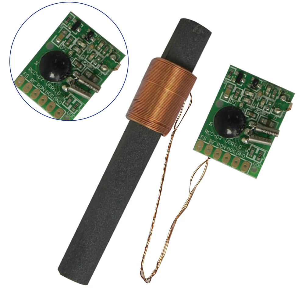 For JJY40K60K Receiver Module with Antenna for Accurate Time Signal Reception 40/60KHz for Radio Clock Applications