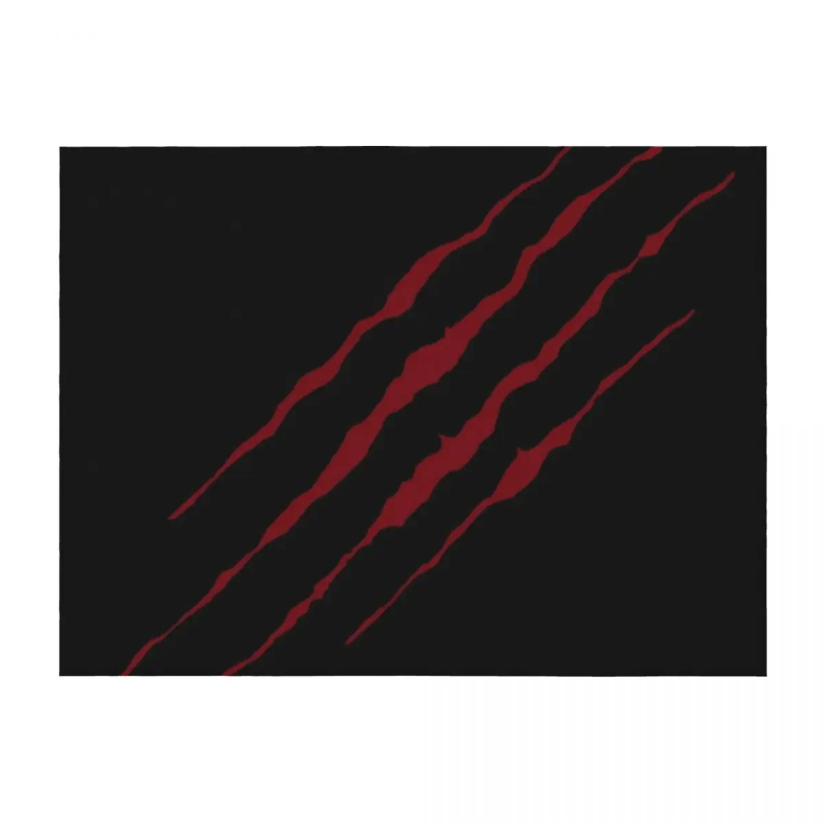 

Red Claw Slash Marks Throw Blanket bed plaid anime Winter beds Sleeping Bag Blankets