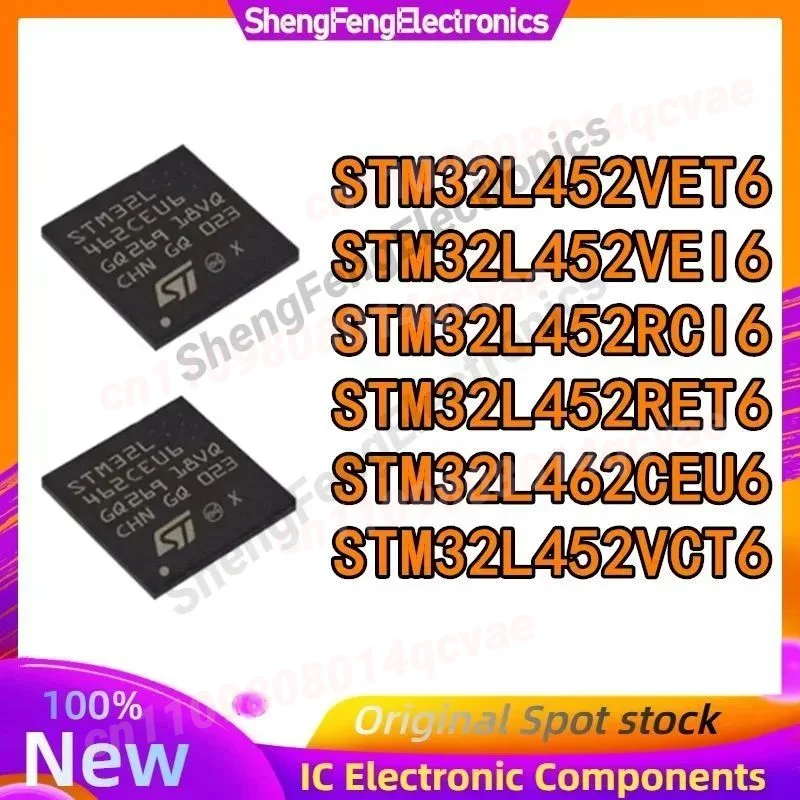 

Микросхемы STM32L452RCI6, STM32L452RET6, STM32L452VCT6, STM32L452VET6, STM32L452VEI6, STM32L462CEU6 в наличии