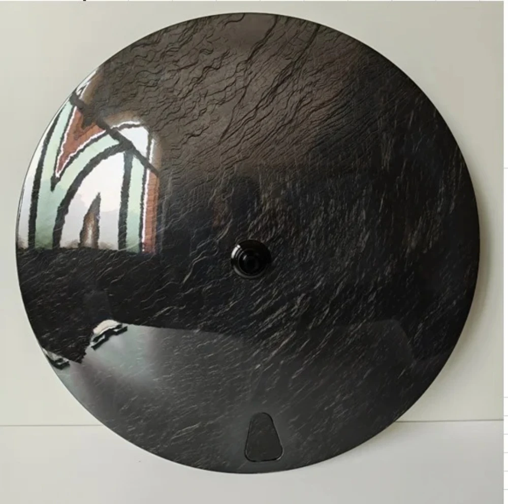 700C ألياف الكربون الطريق/المسار/العتاد الثابت دراجة عجلة قرصية خلفية حافة/فرامل قرصية 25/28 مللي متر واسعة 3K أنبوبي/أنبوبي