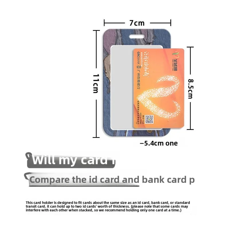 Disney Zootopia Kreatywne Etui na Karty z Olejnym Efektem, Anime, Ochraniacze na Karty Studenckie, Karty Jedzenia, Karty Metra, Nowe